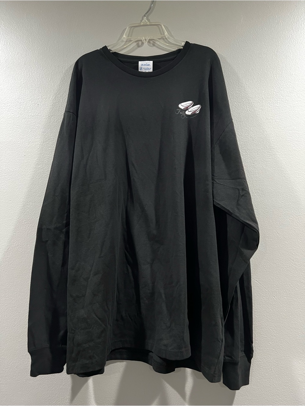 Fenty x Puma x Smurfs Oversized Long-Sleeve T-Shirt Black 633448-01 Size Medium